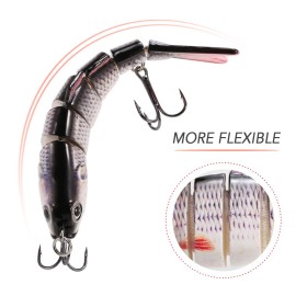 5pcs Fishing Lures Set 10cm 20g Swimbait Hard Bait Artificial Fishing Lures Tackle