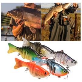5pcs Fishing Lures Set 10cm 20g Swimbait Hard Bait Artificial Fishing Lures Tackle