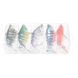 5pcs Fishing Lures Set 10cm 20g Swimbait Hard Bait Artificial Fishing Lures Tackle