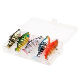 5pcs Fishing Lures Set 10cm 20g Swimbait Hard Bait Artificial Fishing Lures Tackle