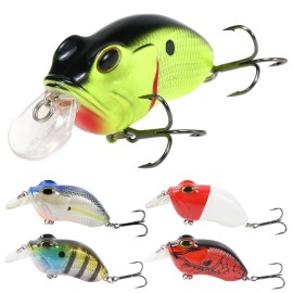 73mm 14g Fishing Lure Artificial Hard Crank Bait Wobbler Mini Fishing Crankbait Lure Fishing Tackle