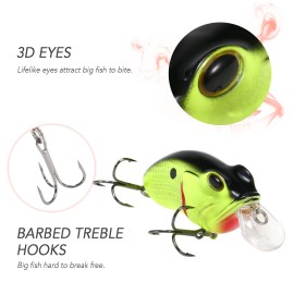 73mm 14g Fishing Lure Artificial Hard Crank Bait Wobbler Mini Fishing Crankbait Lure Fishing Tackle