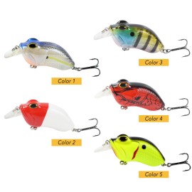 73mm 14g Fishing Lure Artificial Hard Crank Bait Wobbler Mini Fishing Crankbait Lure Fishing Tackle