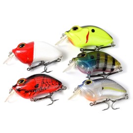 73mm 14g Fishing Lure Artificial Hard Crank Bait Wobbler Mini Fishing Crankbait Lure Fishing Tackle