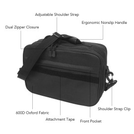 Fishing Tackle Bag Water Resistant Fishing Storage Bag Crossbody Shoulder Bag Handbag with Removable Dividers