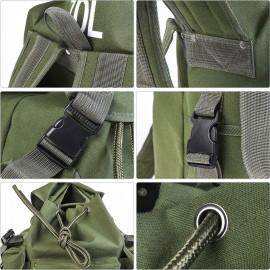 70L Large Capacity Multifunctional Bag with Drawstring Design Fishing Tackle Backpack For Traveling Hiking Camping Fishing Hiking