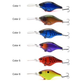 4.3in / 0.8oz Bionic Fishing Lure Hard Body Floating Bait Fishing Bass Lure  Fishing Lure Artificial Bait Lifelike   Crankbait Hooks Fishing Tackle