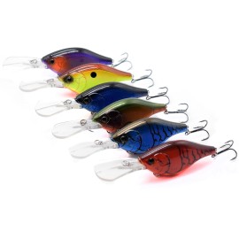 4.3in / 0.8oz Bionic Fishing Lure Hard Body Floating Bait Fishing Bass Lure  Fishing Lure Artificial Bait Lifelike   Crankbait Hooks Fishing Tackle