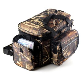 Large Capacity Fishing Tackle Bag Waterproof Fishing Tackle Storage Bag Case Outdoor Travel Hunting Shoulder Bag Pack