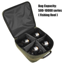 Fishing Reel Storage Bag Carrying Case for 500-10000 Series Spinning Fishing Reels