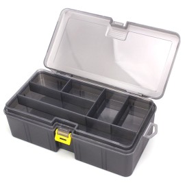 Double Layer Fishing Box Lure Case Portable Fishing Storage Bucket Waterproof Fishing Bait Box Fishing Tool Case Bait Container