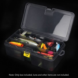Double Layer Fishing Box Lure Case Portable Fishing Storage Bucket Waterproof Fishing Bait Box Fishing Tool Case Bait Container