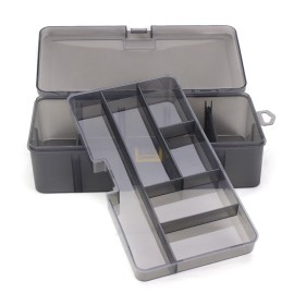 Double Layer Fishing Box Lure Case Portable Fishing Storage Bucket Waterproof Fishing Bait Box Fishing Tool Case Bait Container