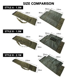 Fishing Rod Bag Fishing Pole Storage Bag Case Fishing Gear Organizer Carrier Bag for Travel Carp Fishing
