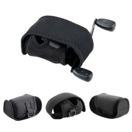 Fishing Reel Cover Protective Case Pouch Storage Bag for Baitcasting Trolling Reel Raft Fishing Reel