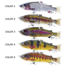 7.5in / 2.3oz Trout Bait  Fishing Lure 2-segment Hard Body Lure Sinking Lure with Treble Hook Lifelike Crankbait Artificial Fishing Lure