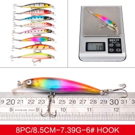Fishing Lures Set Artificial Hard Bait Bionic Fishing Lure Minnow Bait Swimbait Crankbait Lures