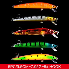 Fishing Lures Set Artificial Hard Bait Bionic Fishing Lure Minnow Bait Swimbait Crankbait Lures