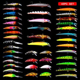 Fishing Lures Set Artificial Hard Bait Bionic Fishing Lure Minnow Bait Swimbait Crankbait Lures