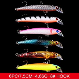 Fishing Lures Set Artificial Hard Bait Bionic Fishing Lure Minnow Bait Swimbait Crankbait Lures