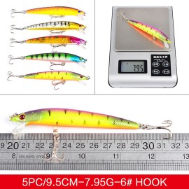 Fishing Lures Set Artificial Hard Bait Bionic Fishing Lure Minnow Bait Swimbait Crankbait Lures