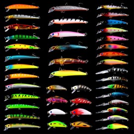 Fishing Lures Set Artificial Hard Bait Bionic Fishing Lure Minnow Bait Swimbait Crankbait Lures