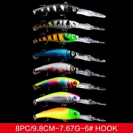 Fishing Lures Set Artificial Hard Bait Bionic Fishing Lure Minnow Bait Swimbait Crankbait Lures
