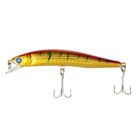 10PCS Minnow Hooks Plastic Fishing Lures Baits Crank Bait Set Fish Lure Wobbler Hard Baits