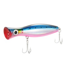 4.7IN Big Popper Lure Bait Hard Baits Fishing Lure Baits Topwater Bait with High Carbon Steel Hooks