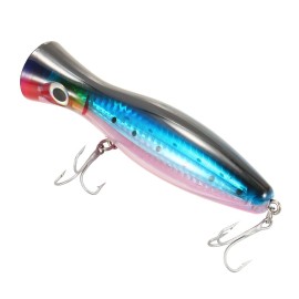 4.7IN Big Popper Lure Bait Hard Baits Fishing Lure Baits Topwater Bait with High Carbon Steel Hooks