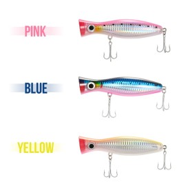 4.7IN Big Popper Lure Bait Hard Baits Fishing Lure Baits Topwater Bait with High Carbon Steel Hooks