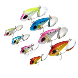 3cm / 10g Lifelike Fishing Lure Swimbait VIB Hard Bait Fish Treble Hook Tackle