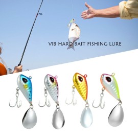3cm / 10g Lifelike Fishing Lure Swimbait VIB Hard Bait Fish Treble Hook Tackle