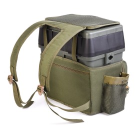 Multifunctional Fishing Backpack with Tackle Box Fishing Gear Utility Storage Shoulder Bag