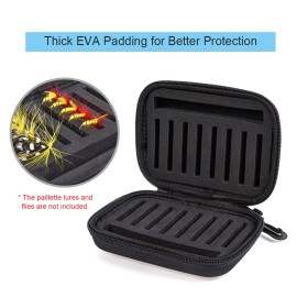 Fishing Flies Bag Protective Case Cover for Fishing Flies Hooks Paillette Spoon Lures Storage Bag Pouch