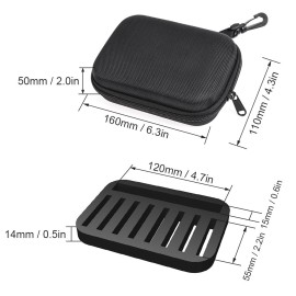 Fishing Flies Bag Protective Case Cover for Fishing Flies Hooks Paillette Spoon Lures Storage Bag Pouch