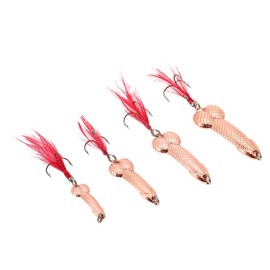 3g / 7g / 11g / 15g Fishing LureTriple Hooks Spoon Lure Fishing Bait with Reflective Feather Tail Carp Fishing Tackles