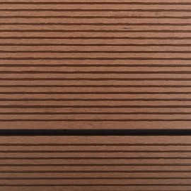 Outdoor Shower Tray WPC Stainless Steel 110x62 cm Brown