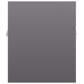 Sink Cabinet High Gloss Grey 41x38.5x46 cm Chipboard