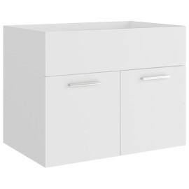 Sink Cabinet White 60x38.5x46 cm Chipboard