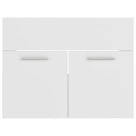 Sink Cabinet White 60x38.5x46 cm Chipboard