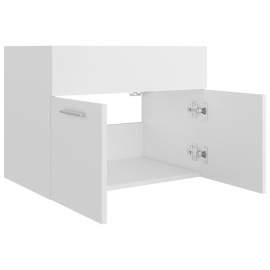 Sink Cabinet White 60x38.5x46 cm Chipboard