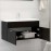 Sink Cabinet Black 90x38.5x46 cm Chipboard