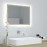 LED Bathroom Mirror Sonoma Oak 60x8.5x37 cm Chipboard