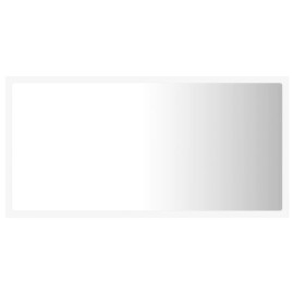 LED Bathroom Mirror White 80x8.5x37 cm Chipboard