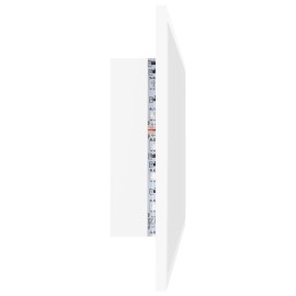 LED Bathroom Mirror White 80x8.5x37 cm Chipboard