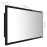LED Bathroom Mirror High Gloss Black 90x8.5x37 cm Chipboard
