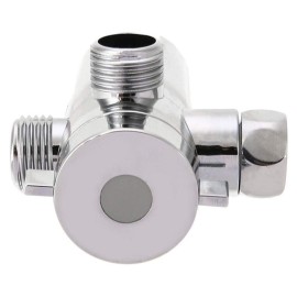 3-Way Shower Head Diverter Mount Combo Shower Arm Mounted Valve Fixer Bracket