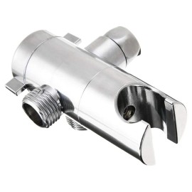 3-Way Shower Head Diverter Mount Combo Shower Arm Mounted Valve Fixer Bracket