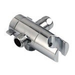 3-Way Shower Head Diverter Mount Combo Shower Arm Mounted Valve Fixer Bracket